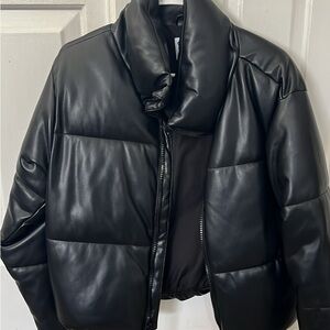 Women's Black Puffer Jacket